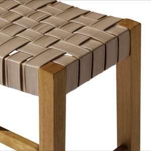 Maven Lane Maven Lane Emerson Kitchen Stool with Vegan Leather Upholstery