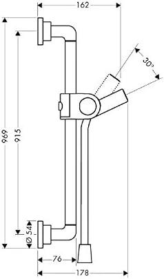 AXOR Citterio Wallbar 36"