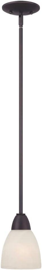 15005-MP-34-Designers Fountain-Torino - One Light Mini Pendant-Oil Rubbed Bronze Finish