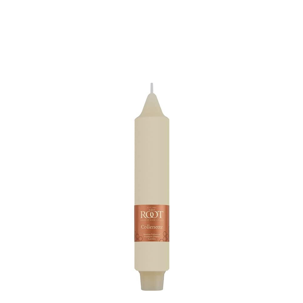 Smooth Collenette Unscented Taper Candle (Set of 4)