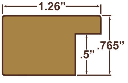 Classic Blue Manufactured Wood Wall Picture Frame