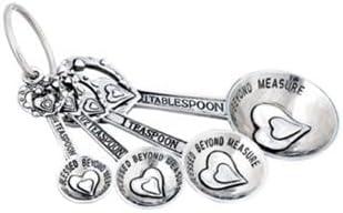Blessed Beyond Measure, Pewter Measuring Spoon Set