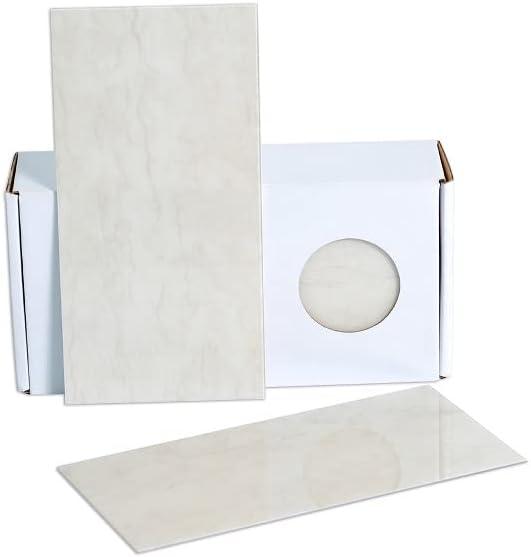 4'' W x 8'' L PVC Peel and Stick Subway Tile