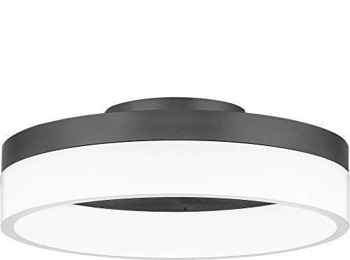 Cohen Halo LED Flush Mount in Oil-Rubbed Bronze with Acrylic Shade