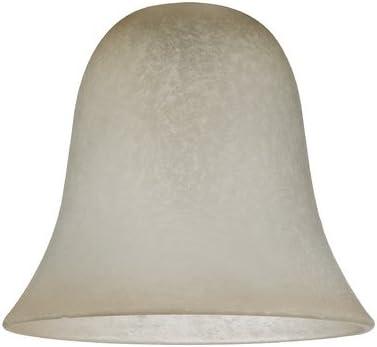 Caramelized Glass Bell Shade with 1-5/8-Inch Fitter Opening