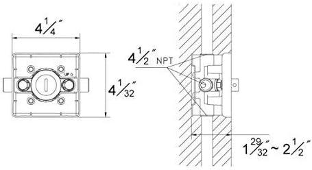 Pressure Balancing Shower Valve