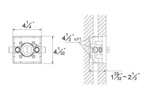 Pressure Balancing Shower Valve