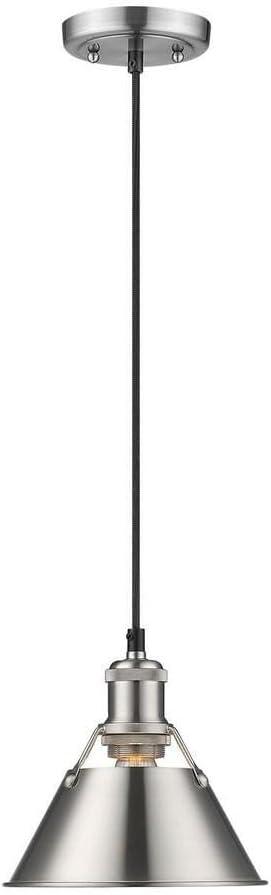 Orwell PW Mini Pendant - 7" in Pewter with Pewter Shade