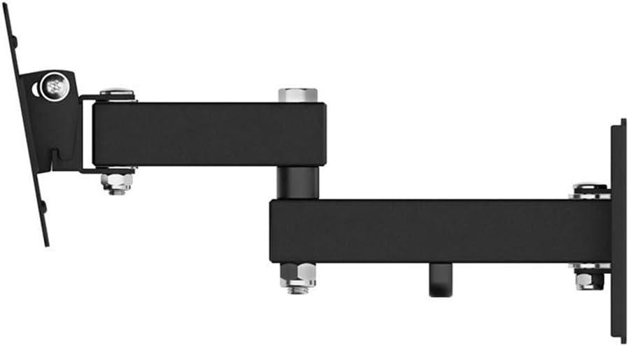 Black Steel Full Motion Dual Arm TV Wall Mount for 12"-25" Screens