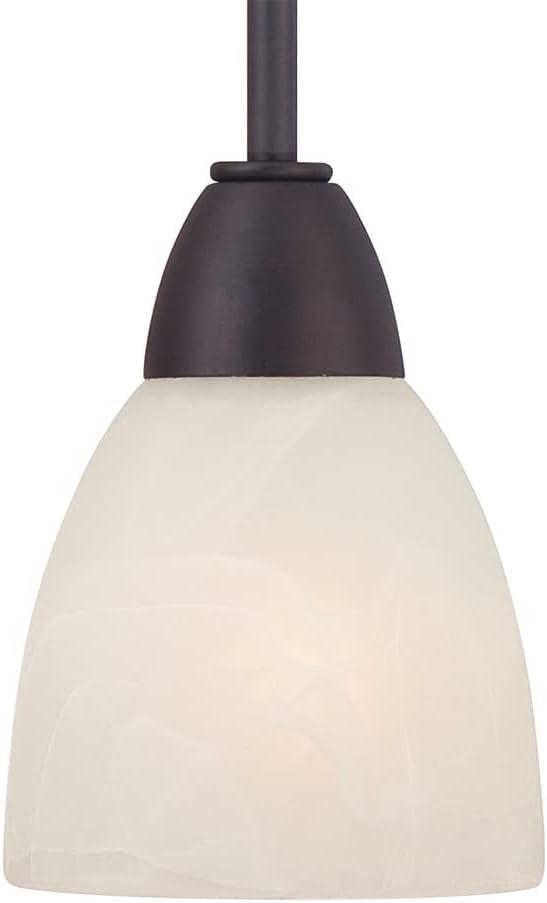 15005-MP-34-Designers Fountain-Torino - One Light Mini Pendant-Oil Rubbed Bronze Finish