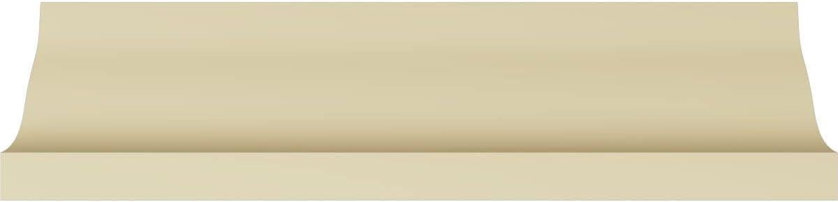 Ekena Millwork 4 1/2"H x 3 1/4"P x 5 1/2"F x 94 1/2"L Devon Crown Moulding