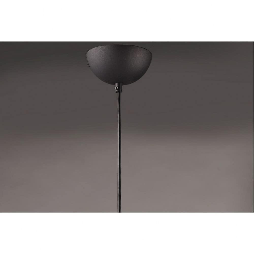 Hastings Single Light Glass Steel Dimmable Pendant