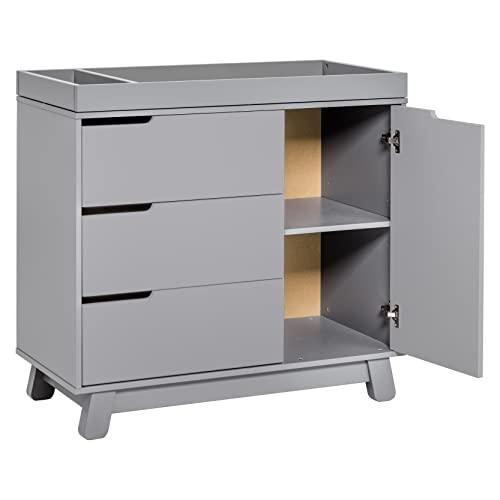 Hudson Modern 3-Drawer GreenGuard Certified Dresser with Changing Table