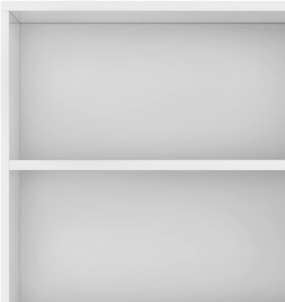 Simpli Home Harper 24"W Solid Hardwood 4 Shelf Mid-Century Modern Bookcase with Drawer and Adjustable Shelves
