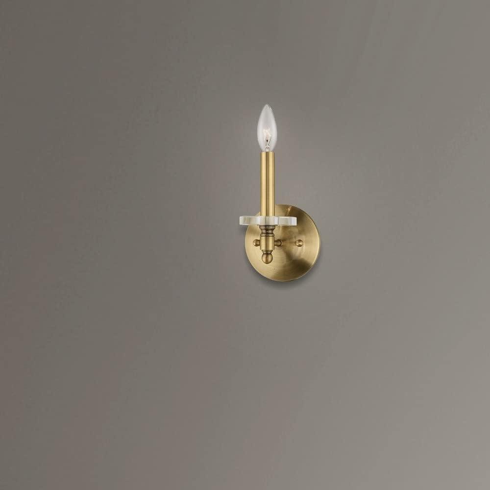 Livex Lighting Bennington 1 - Light Wall Light in  Polished Nickel