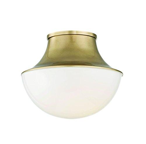 Alistair Single Light Glass Flush Mount