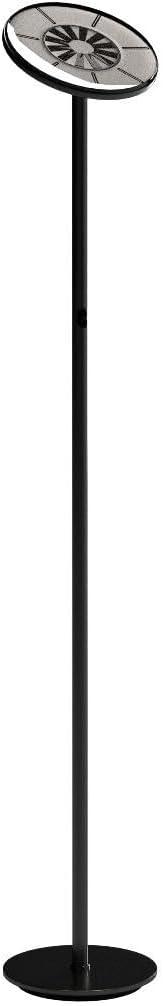 Brightech Sky Modern Dimmable Integrated LED Torchiere Floor Lamp Brushed Nickel: Touch Sensor, 3-Year Warranty, UL Listed