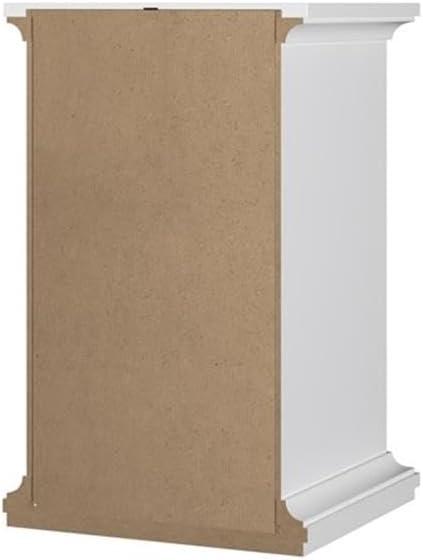 Tvilum Maison Park 1 Drawer, 1 Door Bedroom Nightstand for Adults, White