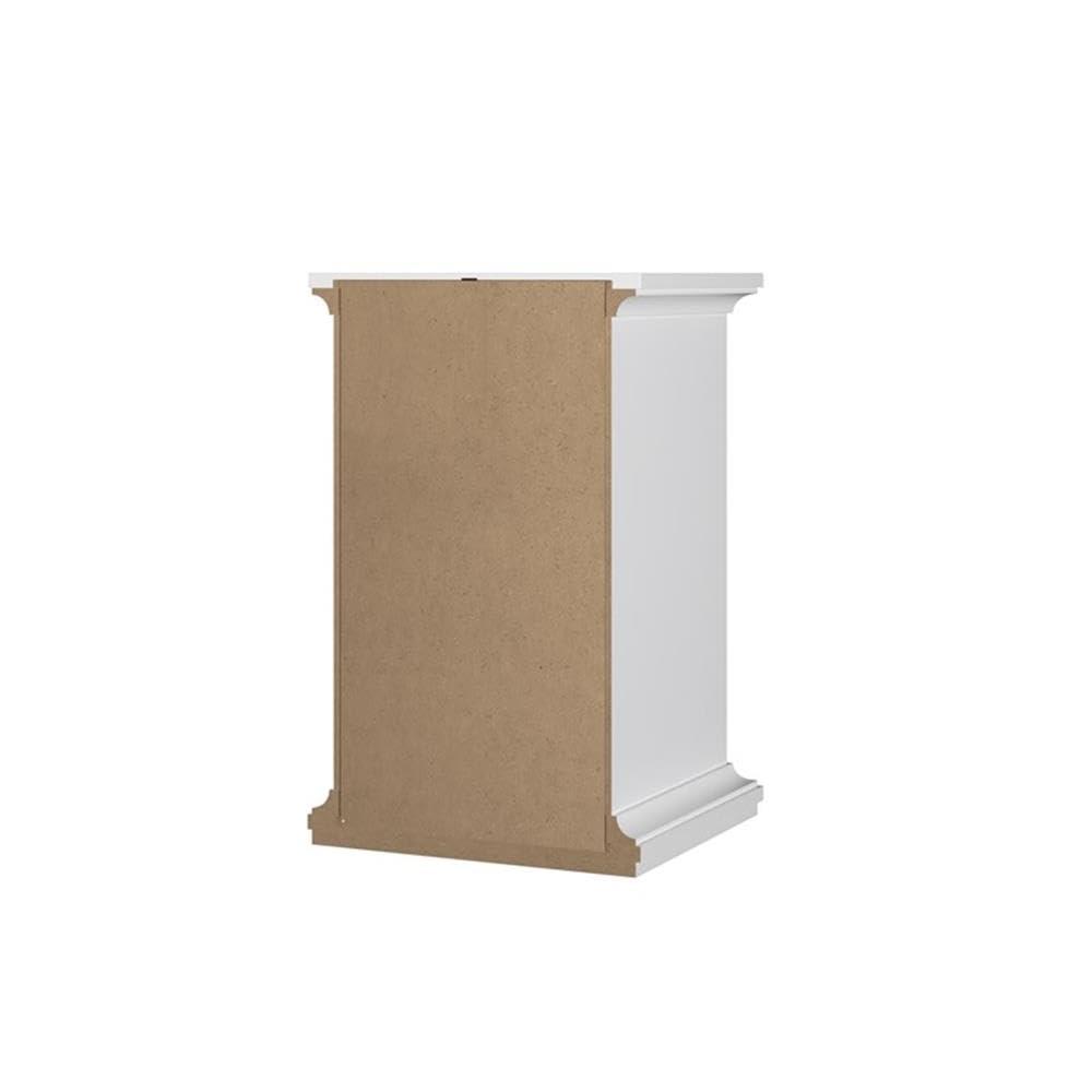 Tvilum Maison Park 1 Drawer, 1 Door Bedroom Nightstand for Adults, White