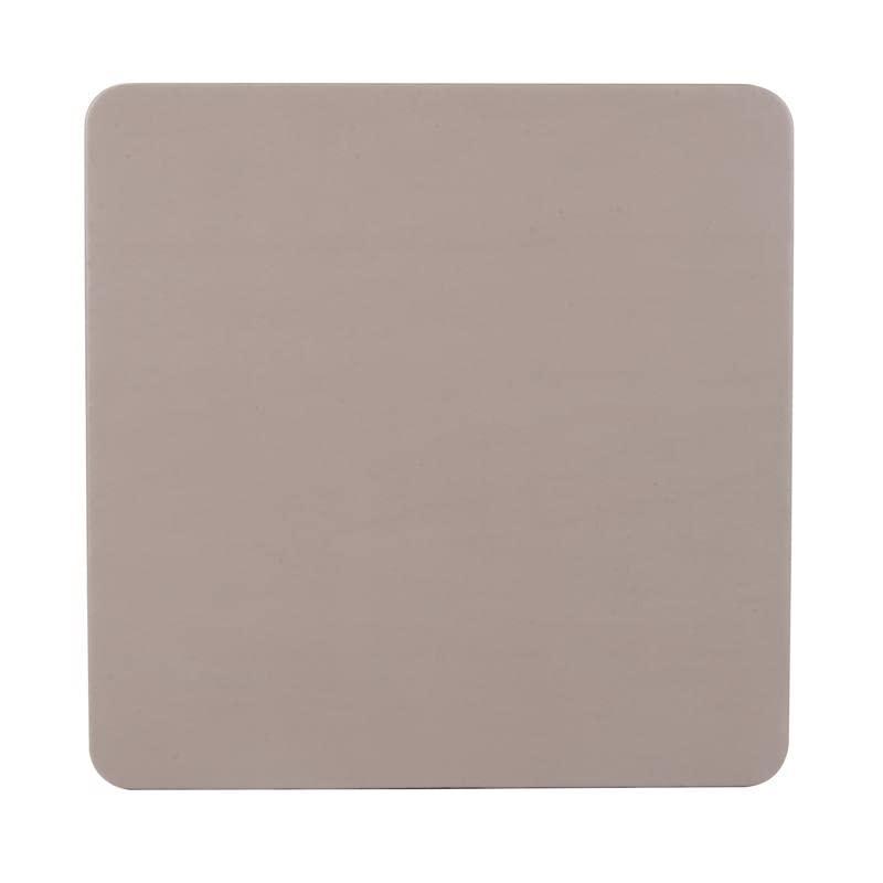 Cosco Square Folding Table 34" Sand Steel Frame, Vinyl Case of 2