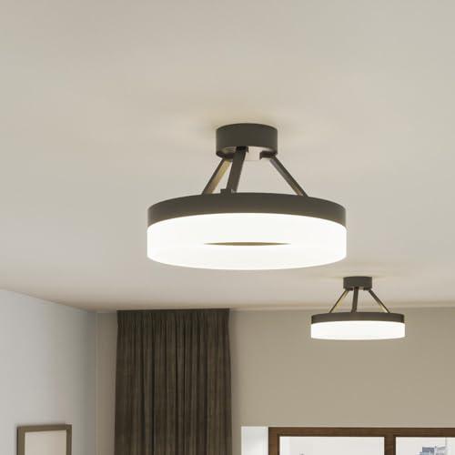 Cohen Halo Glow LED Semi-Flush Mount in Oil-Rubbed Bronze