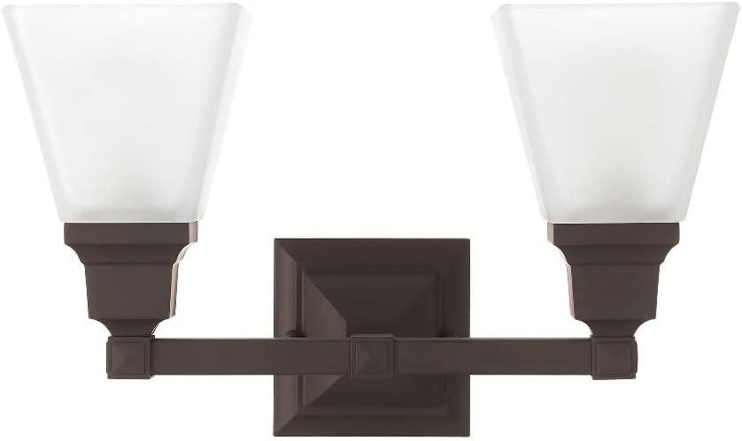 Livex Lighting Mission 2 - Light Vanity in  Polished Brass