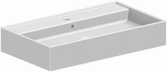 Scarabeo by Nameeks 8031/R Scarabeo By Nameeks Teorema 18'' Glossy White Ceramic Rectangular Bathroom Sink