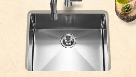 Savoir 23'' L Undermount Single Bowl Stainless Steel Kitchen Sink