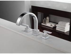 Vero Double Handle Deck Mounted Roman Tub Faucet Trim