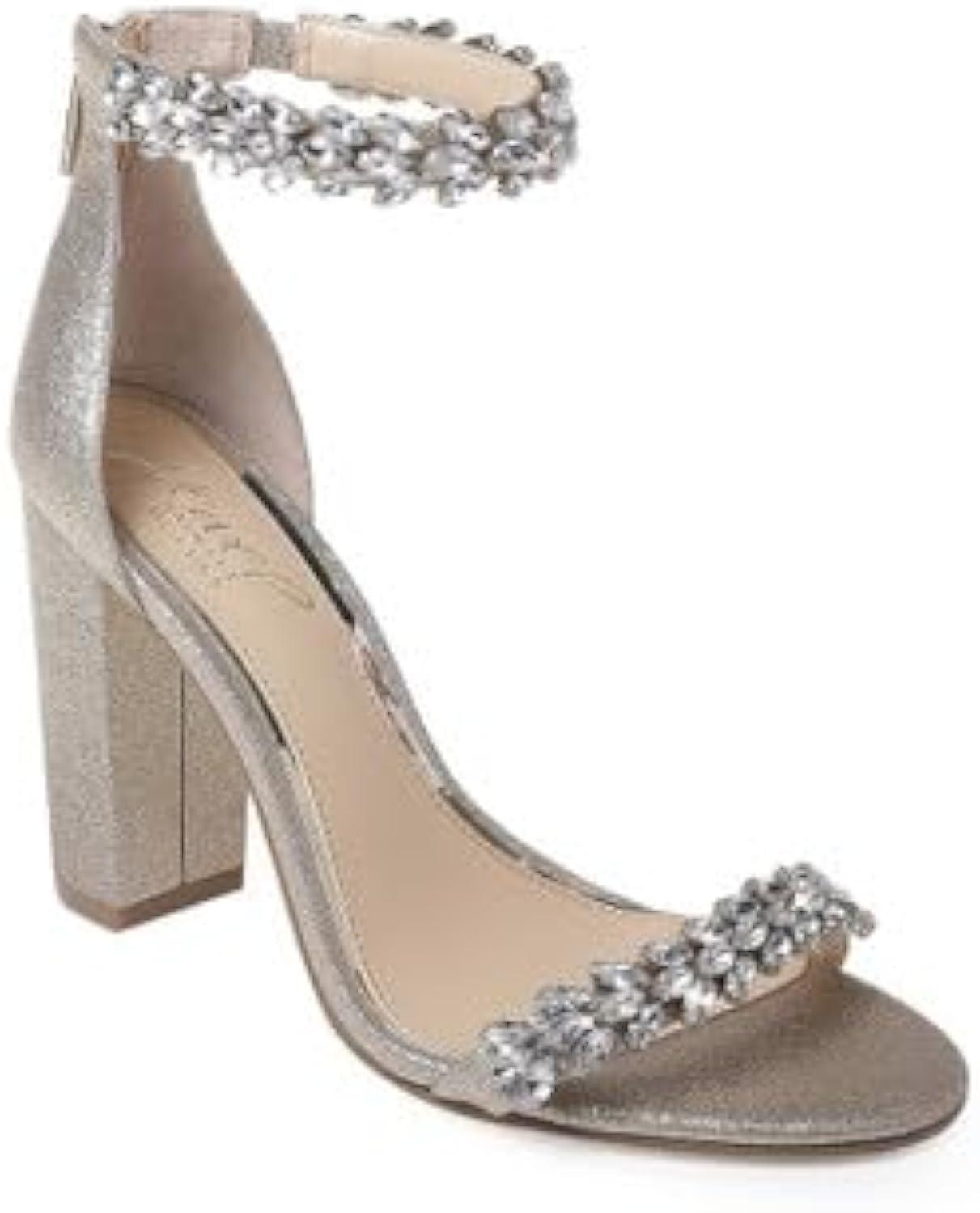 Jewel Badgley Mischka Mayra Ankle Strap Evening Shoe