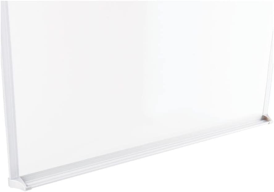 UNIVERSAL Dry-Erase Board Melamine 24 x 18 Satin-Finished Aluminum Frame 43622