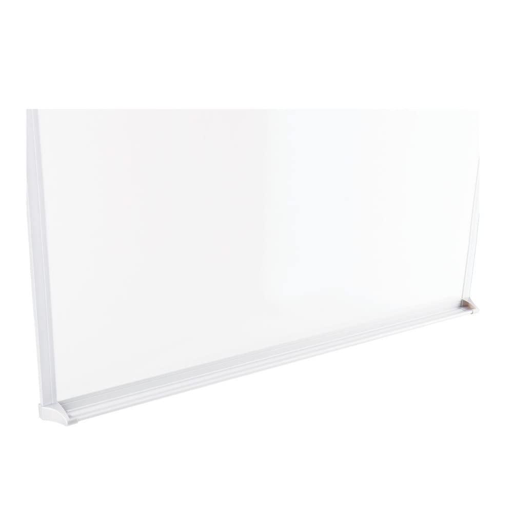 UNIVERSAL Dry-Erase Board Melamine 24 x 18 Satin-Finished Aluminum Frame 43622