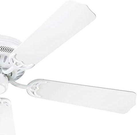 White Low Profile 42-Inch Traditional Ceiling Fan with Lighting