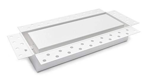 Aria Vent Drywall Pro Collection Air Return, Satin White (6" x 10")