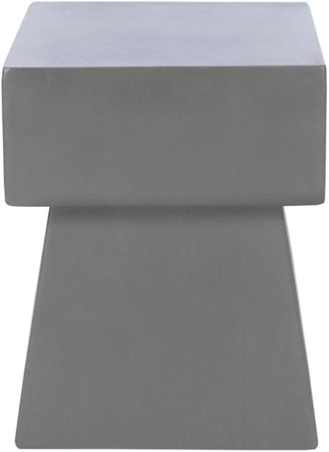 Zen Accent Stool - Indoor/Outdoor - VNN1000 - Gray - Safavieh