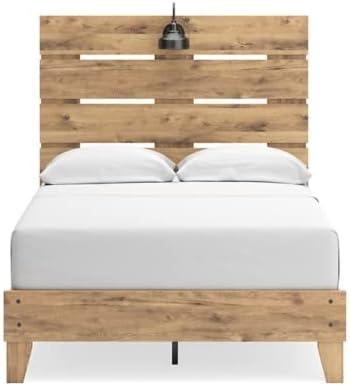Signature Design by Ashley Casual Larstin Full Panel Headboard  Tan Brown