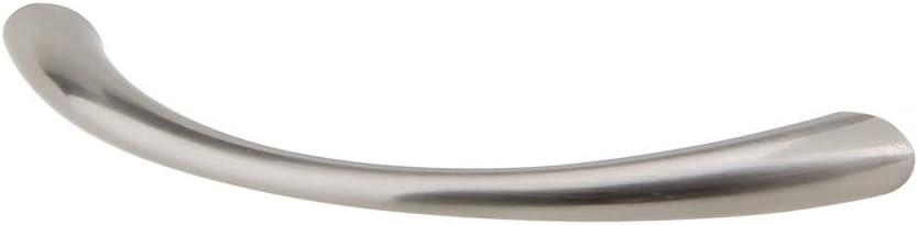 Silverline P2021 Tapered Curved Arch Bow Transitional Drawer Handle Pull Cabinet Hardware CC: 3-3/4" 10 Pack