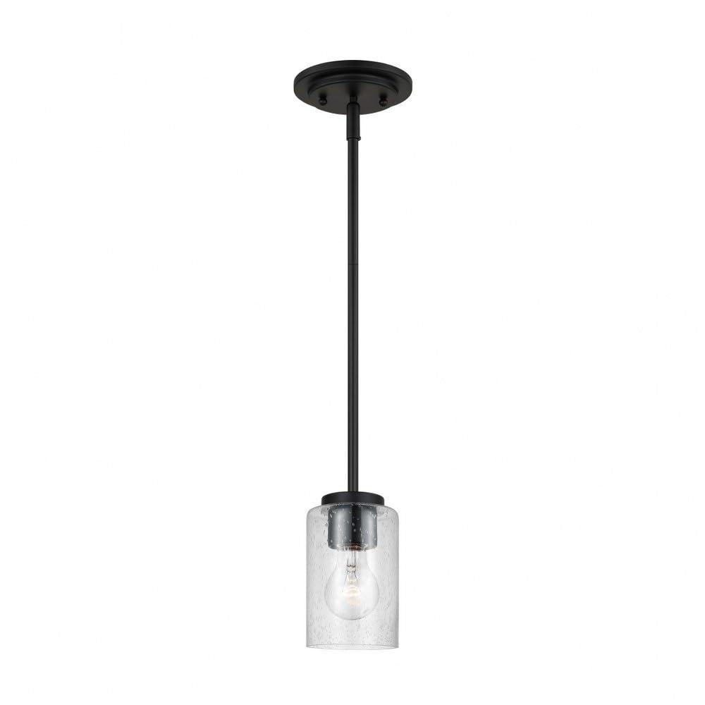 Zire Satin Brass 5-Light Linear Chandelier with Clear Glass