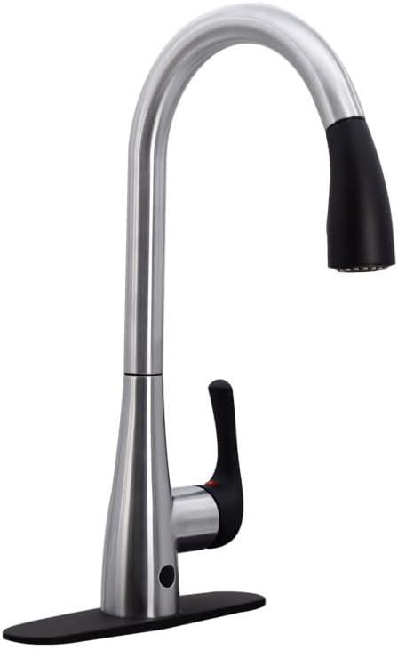 Westbrass Pull Down Spray Touch Kitchen Faucet