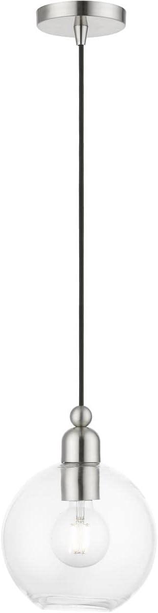 Livex Lighting Downtown 1 - Light Pendant in  Brushed Nickel