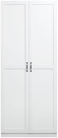 Hopkins Modern 7 Shelf Freestanding Storage Closet - Manhattan Comfort