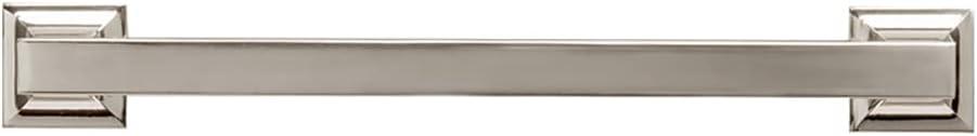 Polished Nickel Modern Appliance Handle with Mounting Hardware