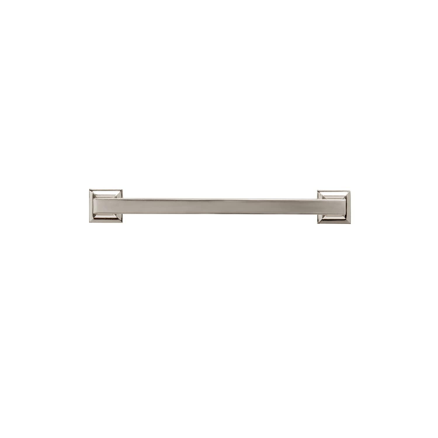 Hickory Hardware Studio Collection Pull 7-9/16 Inch (192mm) Center to Center Polished Nickel Finish