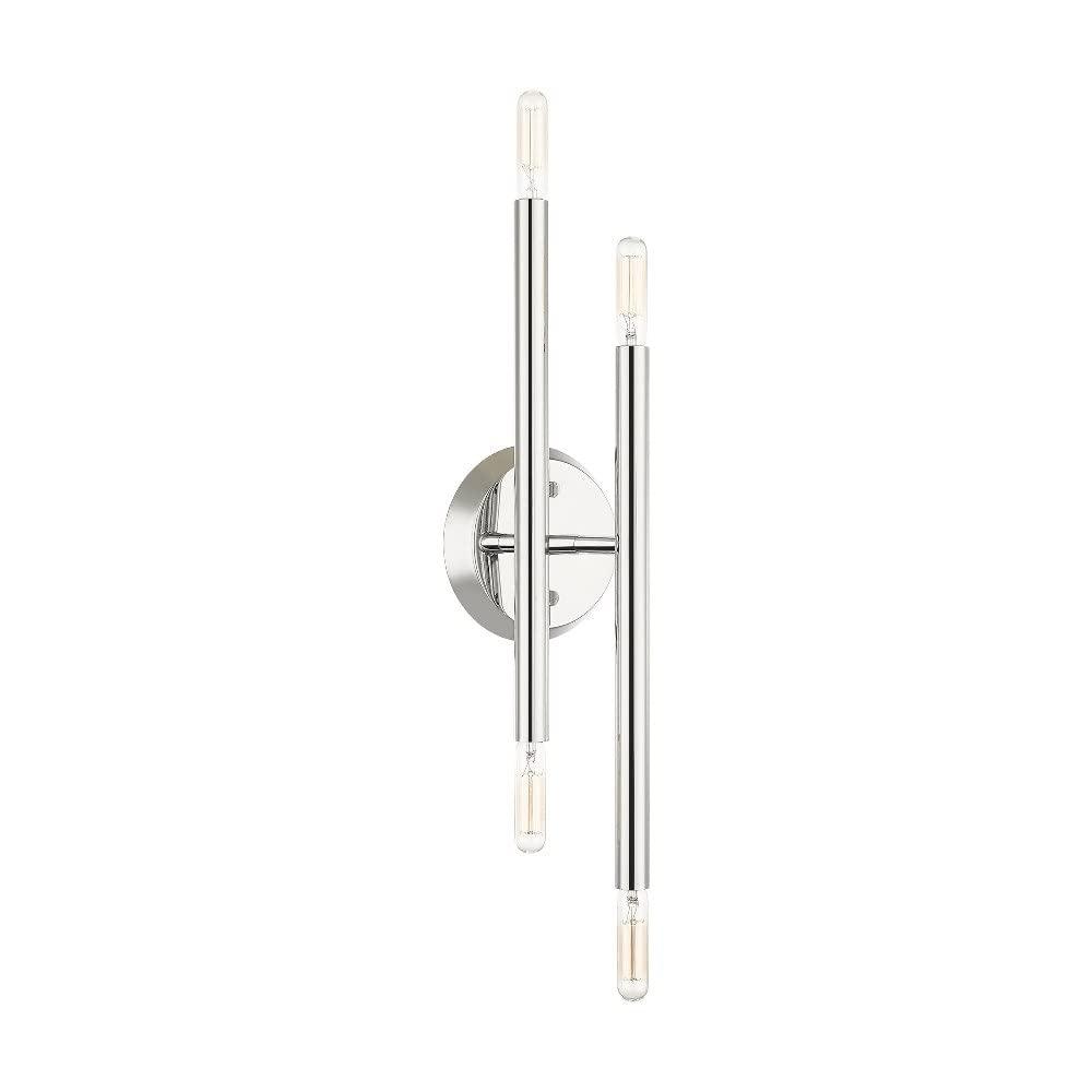 Livex Lighting Soho 4 - Light Wall Light in  Satin Brass