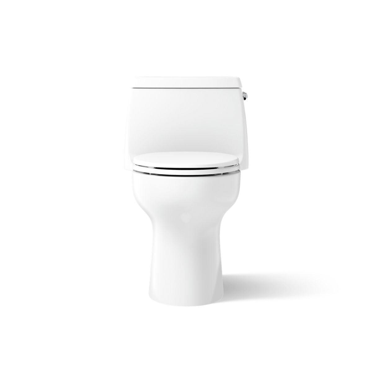 Kohler Santa Rosa Comfort Height One-Piece Compact Elongated 1.28 Gpf Toilet With Revolution 360 Swirl Flushing Technology K-30810-RA-0