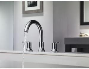 Trinsic Double Handle Deck Mounted Roman Tub Faucet