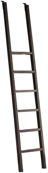 Toulouse Metal Ladder for Bookcase Black - Martin Furniture: No Assembly, 6 Rungs, 90" Height