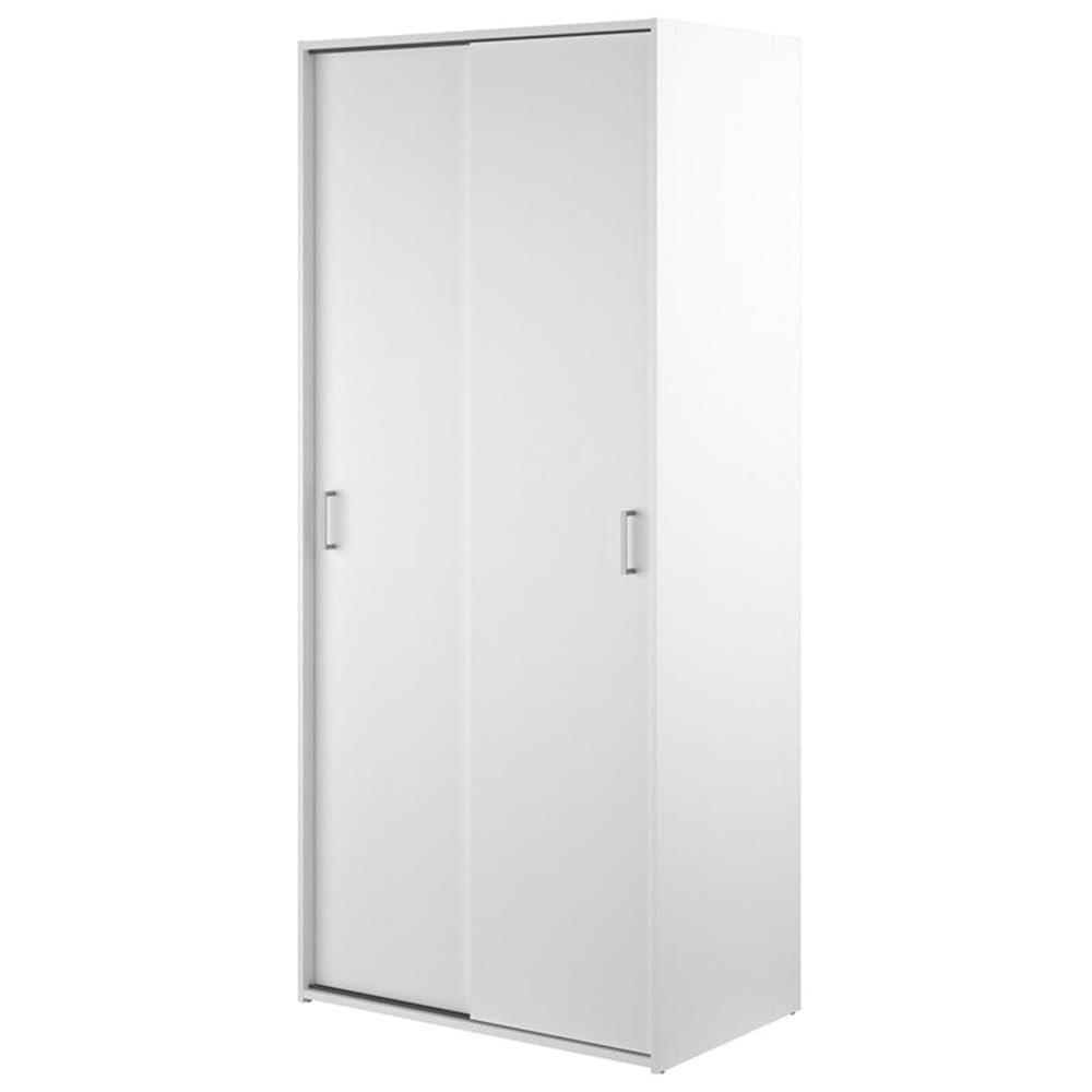 Tvilum, Space Wardrobe with 2 Sliding Doors, White