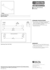 Trinsic 30 in. Wall Mount Towel Bar Bath Hardware Accessory