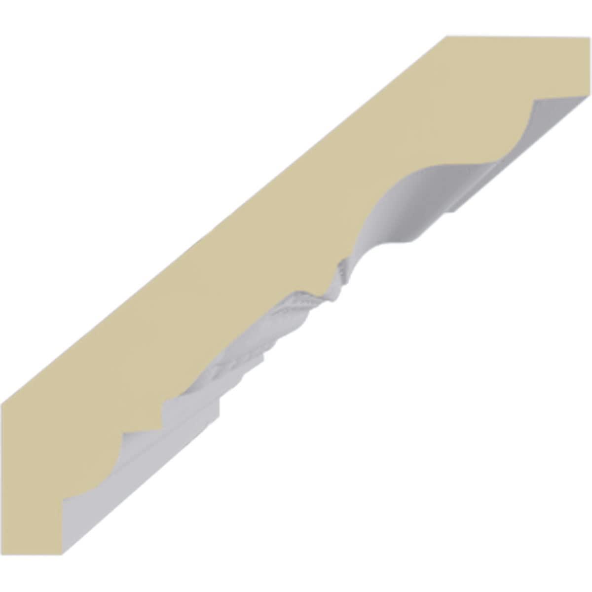 Ekena Millwork 2 3/4"H x 3 1/8"P x 4 1/4"F x 94 1/2"L Nexus Crown Moulding